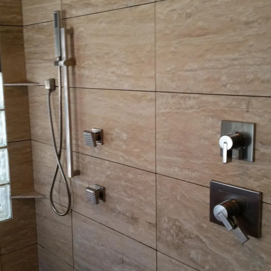 Shower fixture installation for Water Heater Replacement in Carrollton